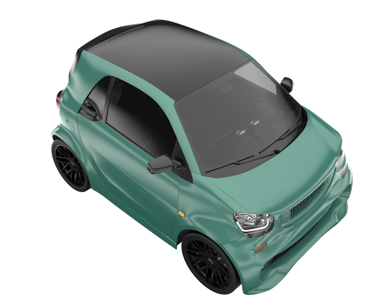 Modern car isolated on transparent background. 3d rendering - illustration png