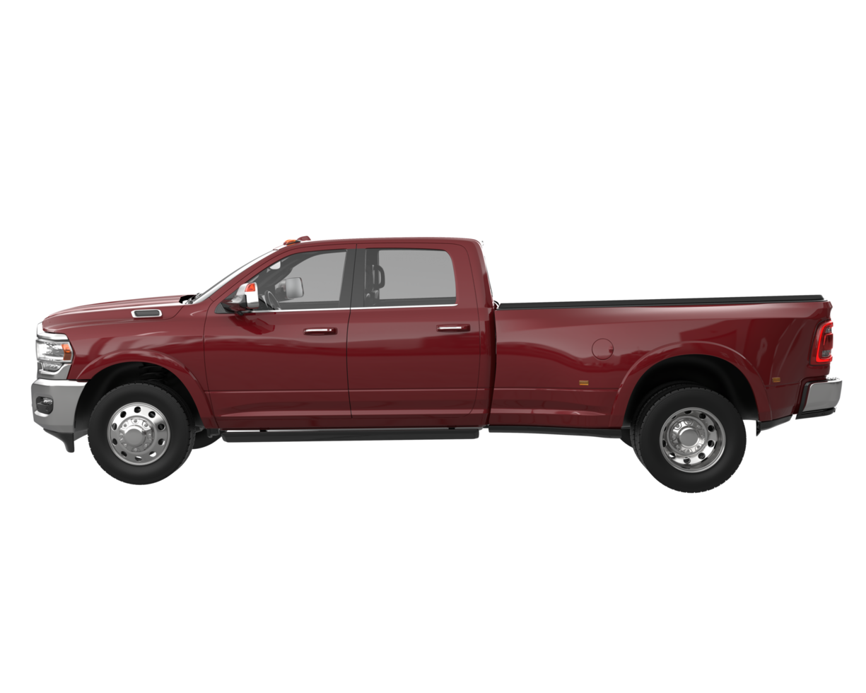 Pickup truck isolated on transparent background. 3d rendering - illustration png