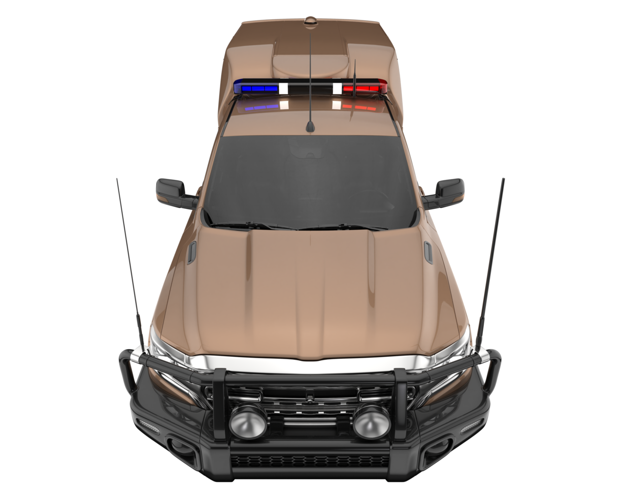 Pickup truck isolated on transparent background. 3d rendering - illustration png