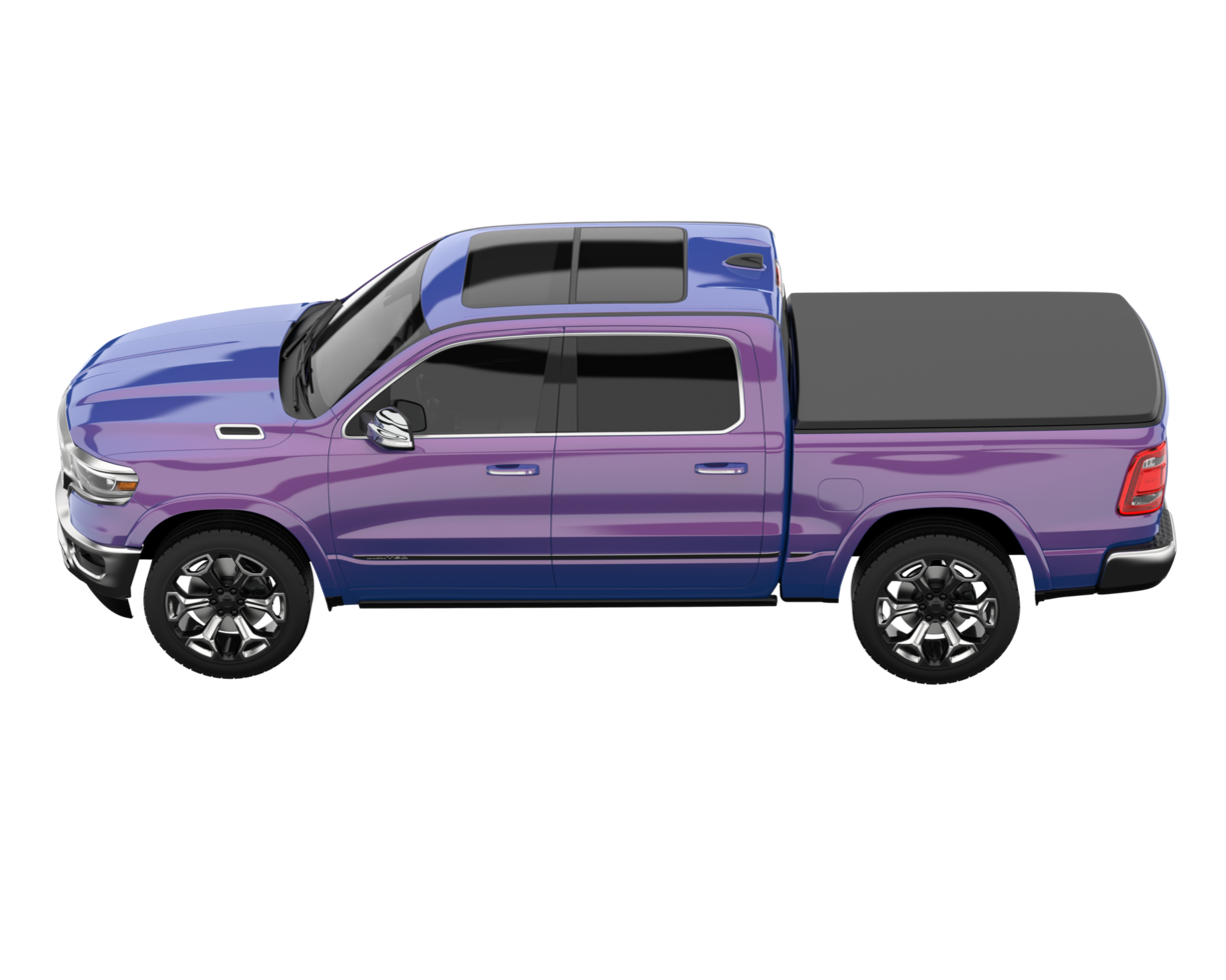 Pickup truck isolated on transparent background. 3d rendering - illustration png