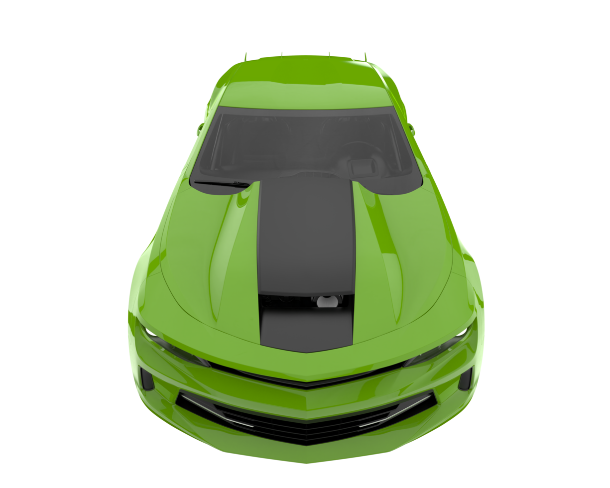 Race car isolated on transparent background. 3d rendering - illustration png
