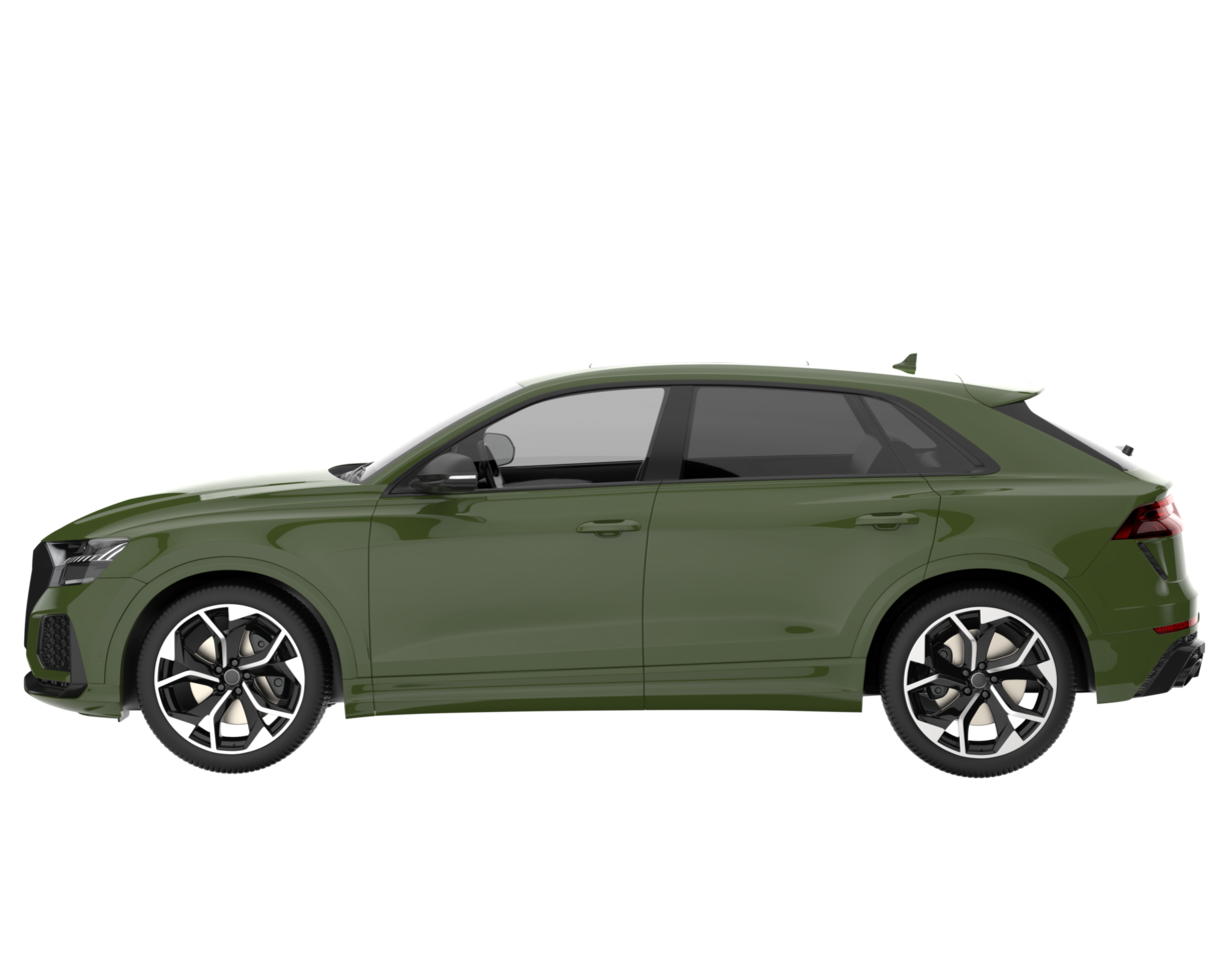 Realistic SUV isolated on transparent background. 3d rendering - illustration png