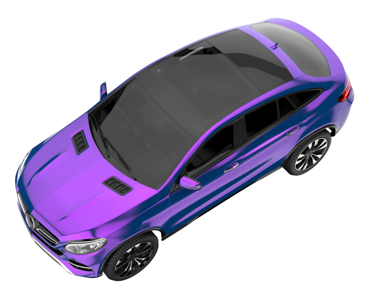Realistic SUV isolated on transparent background. 3d rendering - illustration png