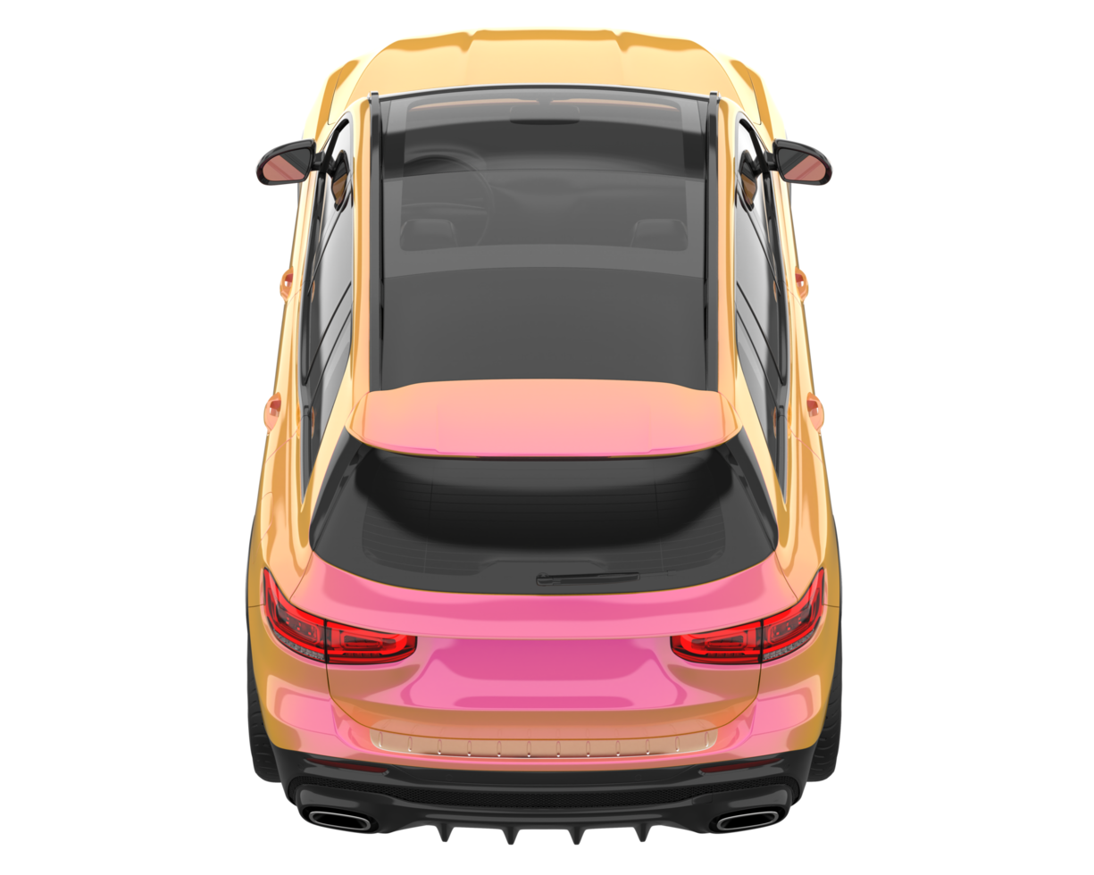 Realistic SUV isolated on transparent background. 3d rendering - illustration png