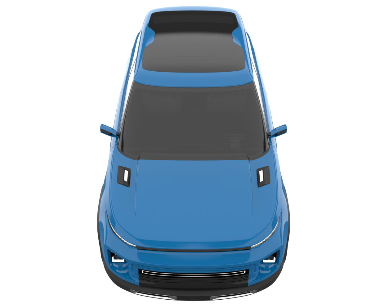 Realistic SUV isolated on transparent background. 3d rendering - illustration png