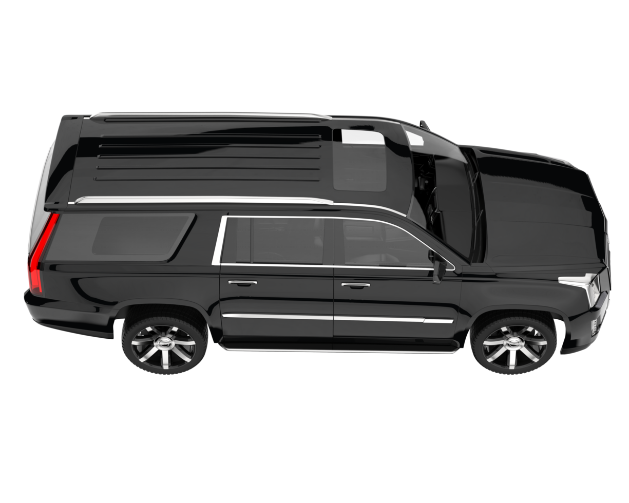 realistisk sUV isolerat på transparent bakgrund. 3d tolkning - illustration png