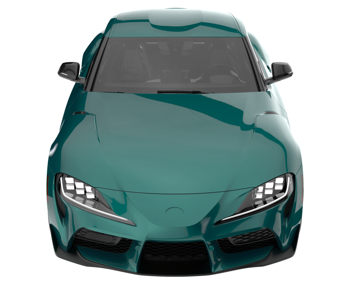 carro esporte isolado em fundo transparente. renderização 3D - ilustração png