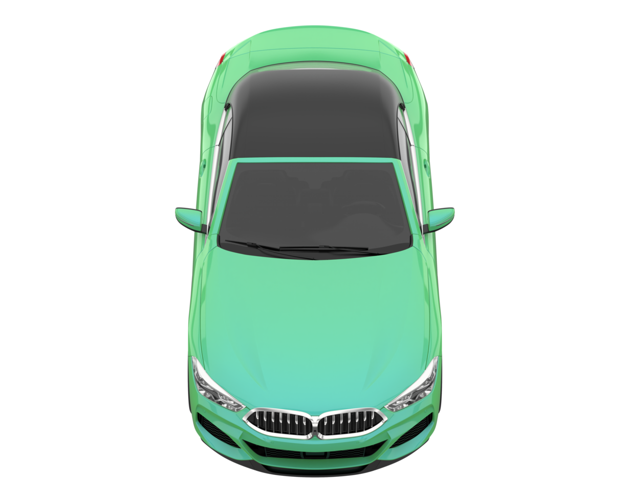 Sport car isolated on transparent background. 3d rendering - illustration png