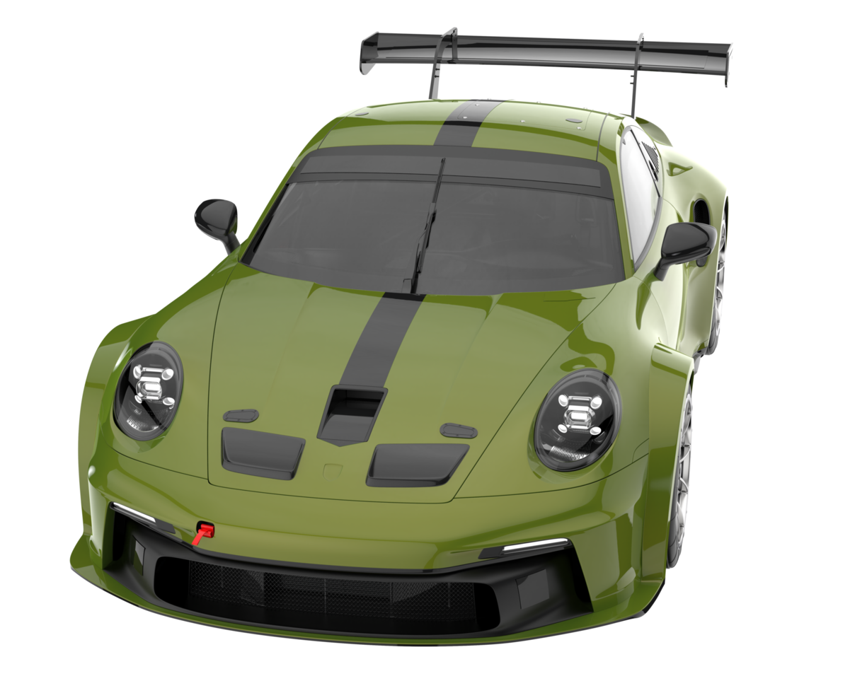Sport car isolated on transparent background. 3d rendering - illustration png