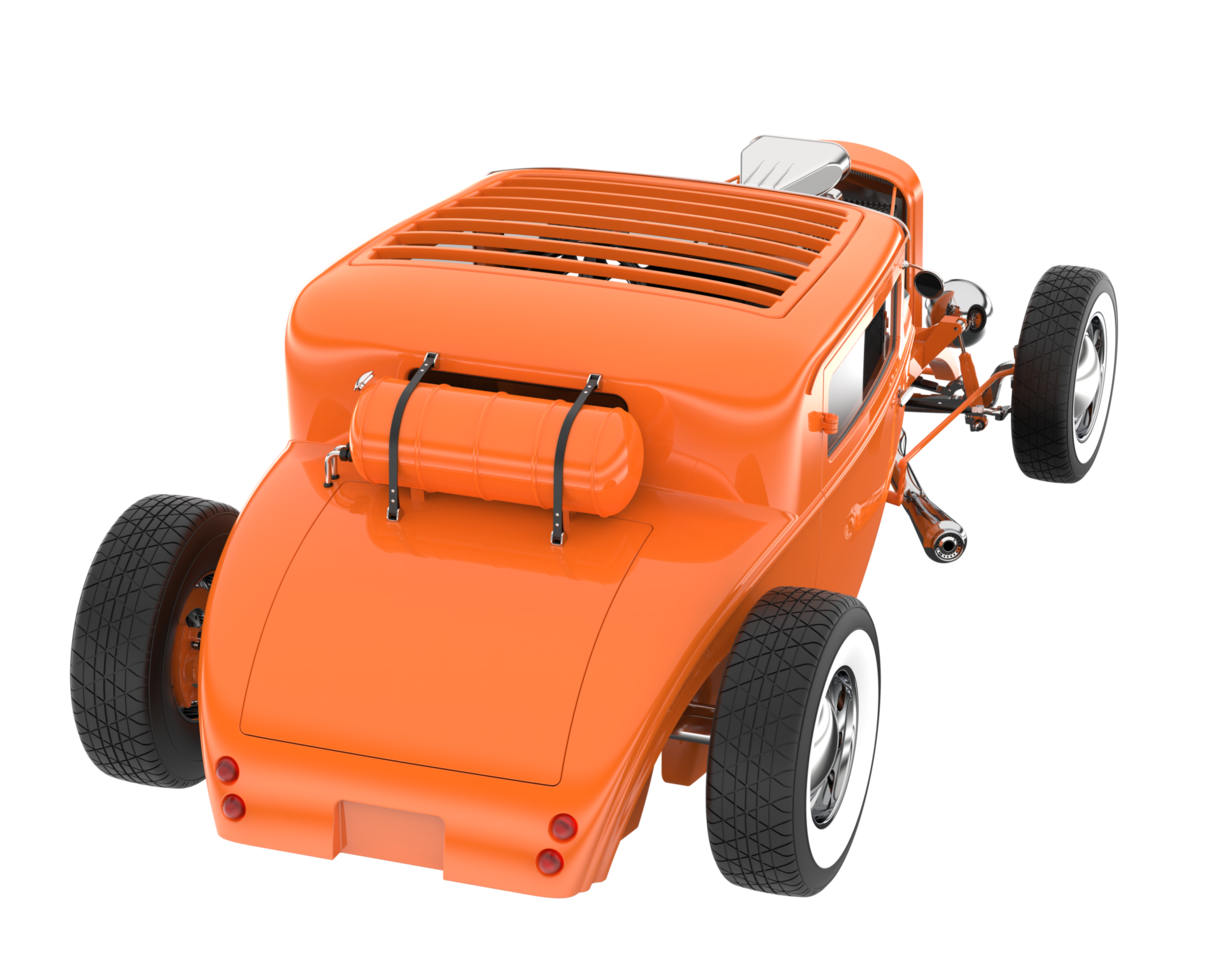 Modern car isolated on transparent background. 3d rendering - illustration png