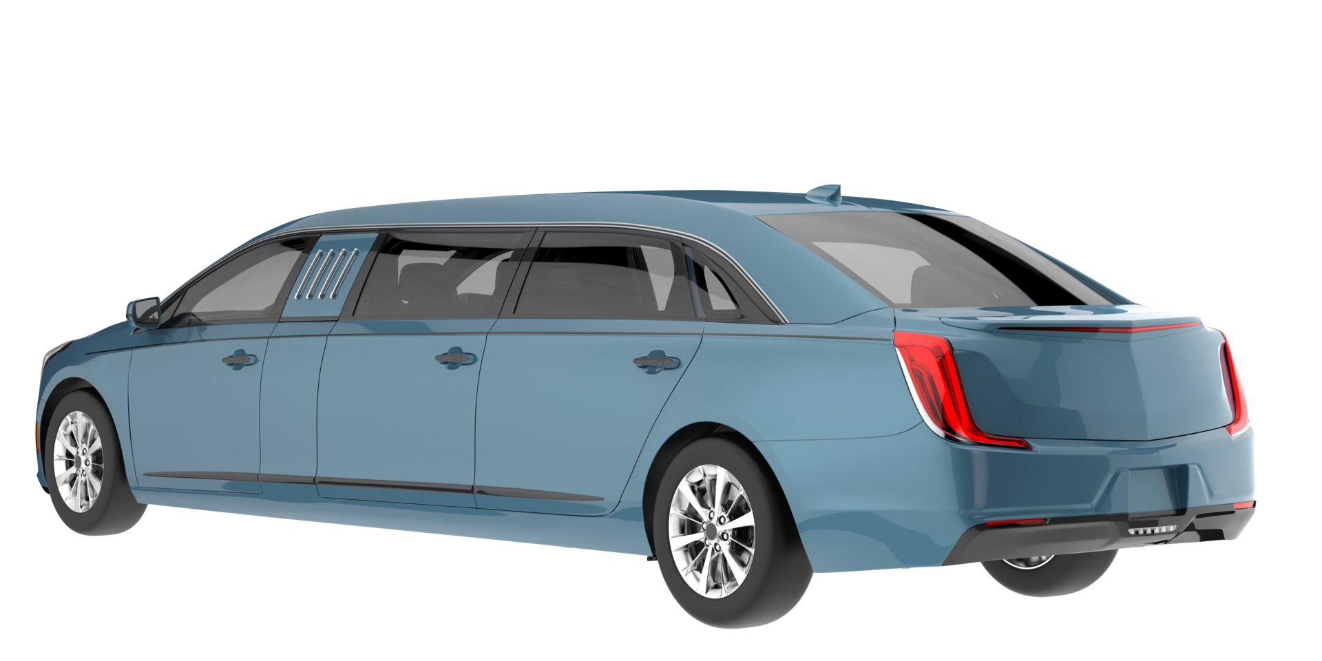Modern car isolated on transparent background. 3d rendering - illustration png