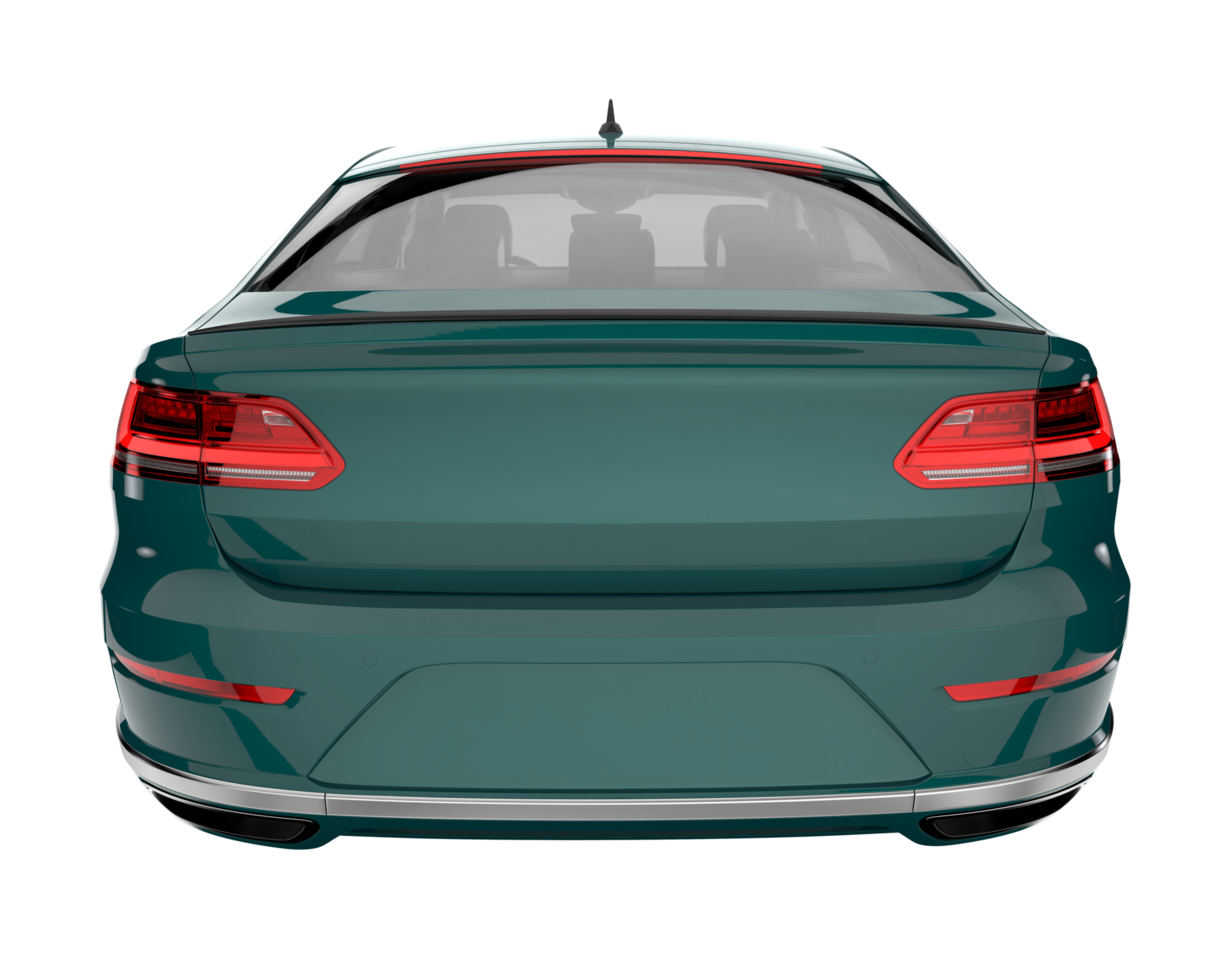 Modern car isolated on transparent background. 3d rendering - illustration png