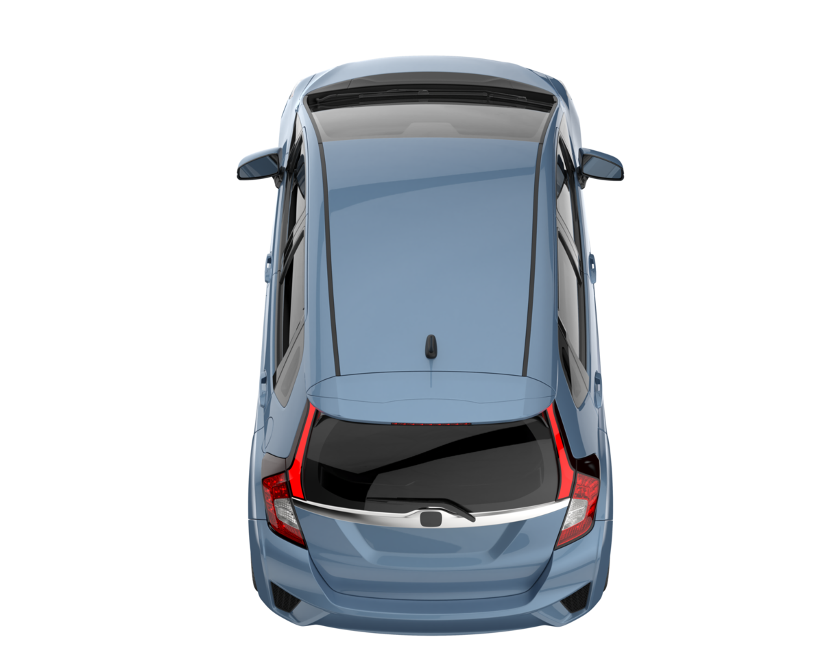 Modern car isolated on transparent background. 3d rendering - illustration png