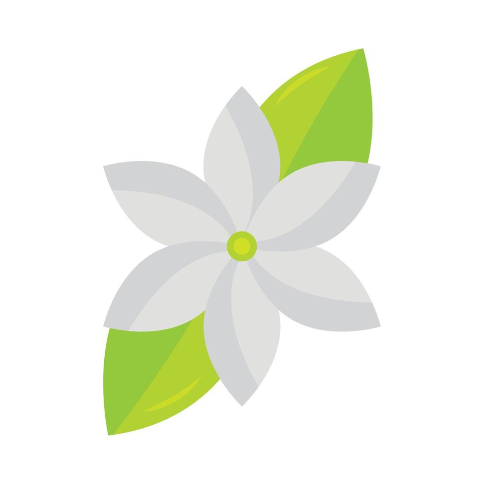 flower and leaf icon vector