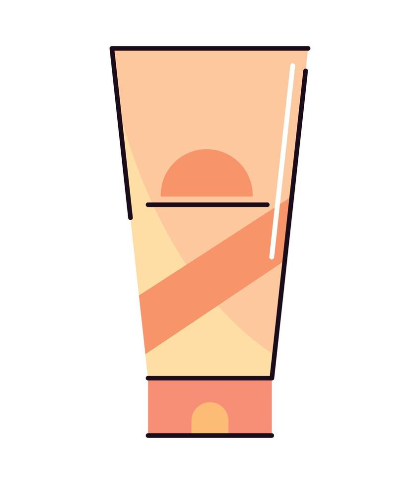 sunblock cream icon vector