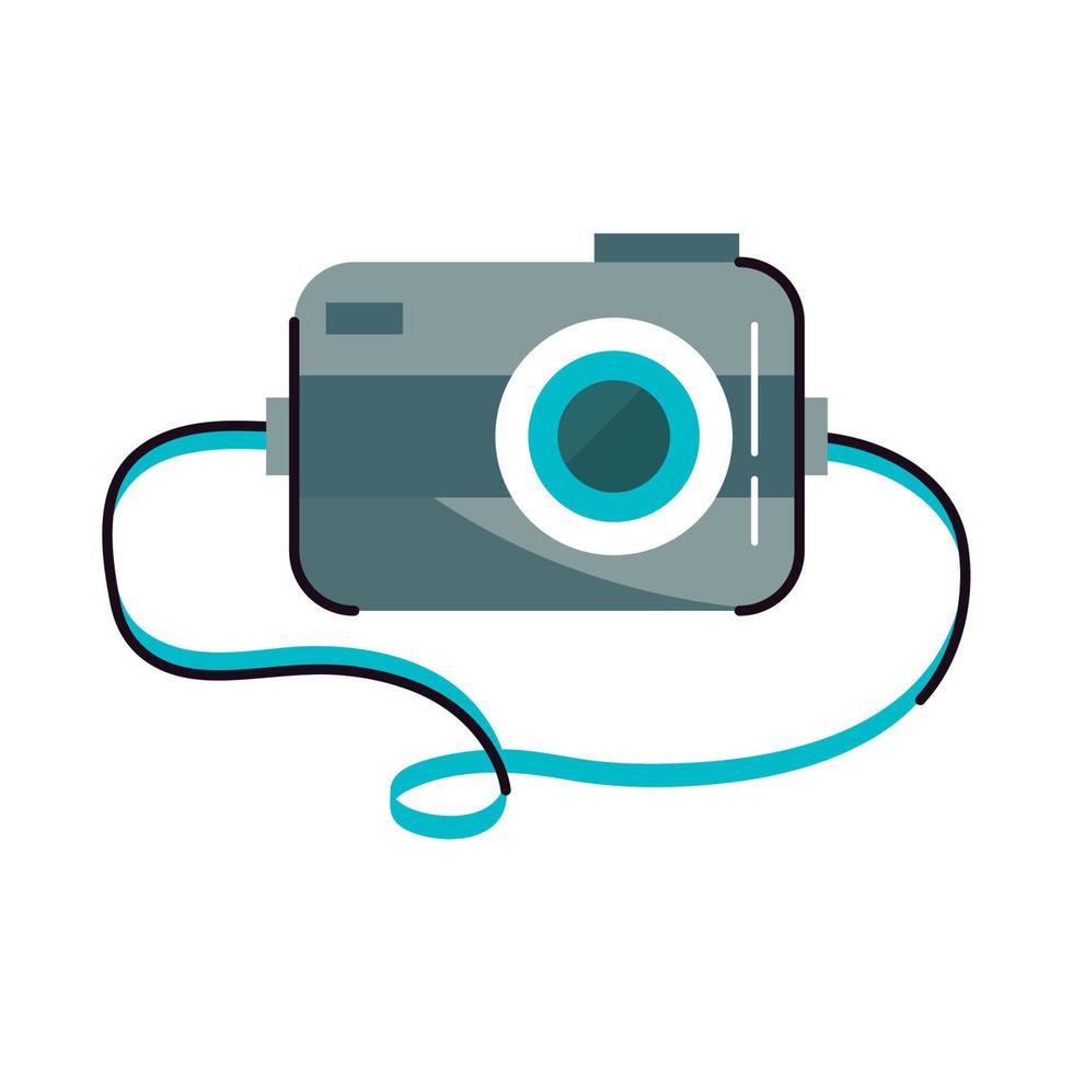 photo camera icon vector