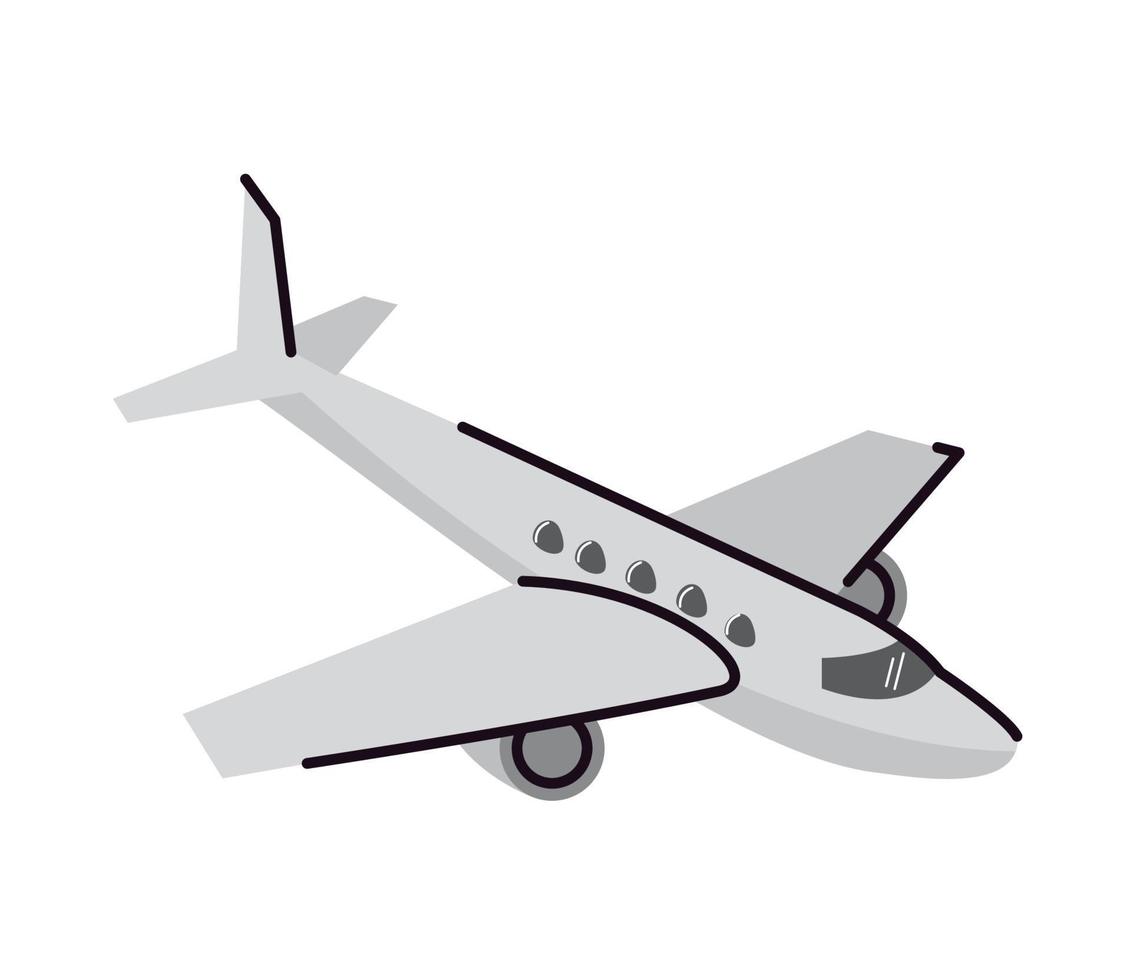 airplane trip and travel vector