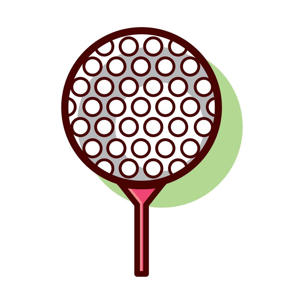 deportes de pelota de golf vector