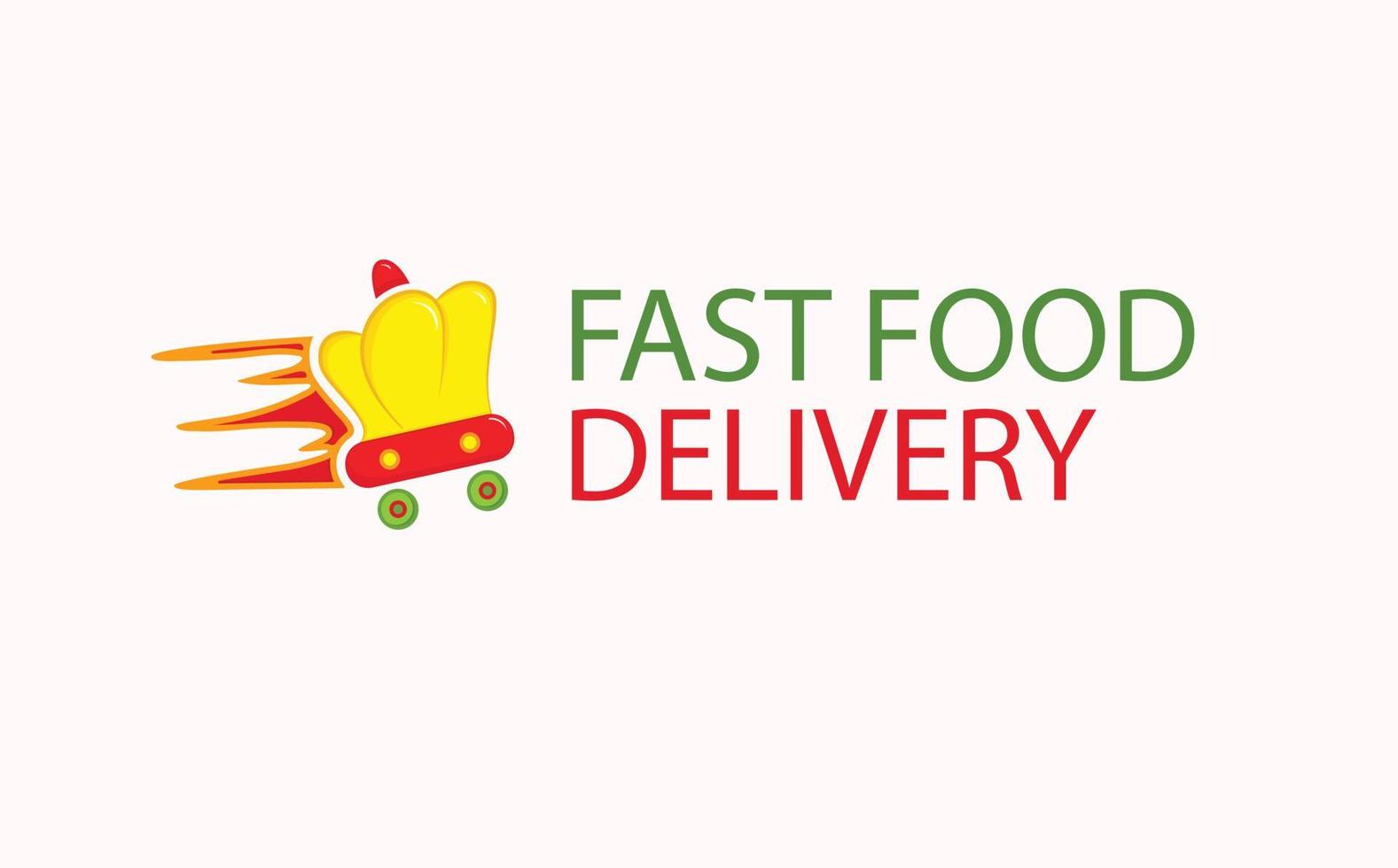 Fast food delivery vector