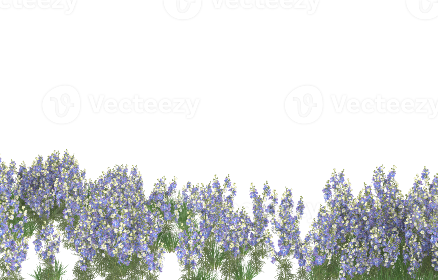 Realistic foliage isolated on transparent background. 3d rendering - illustration png