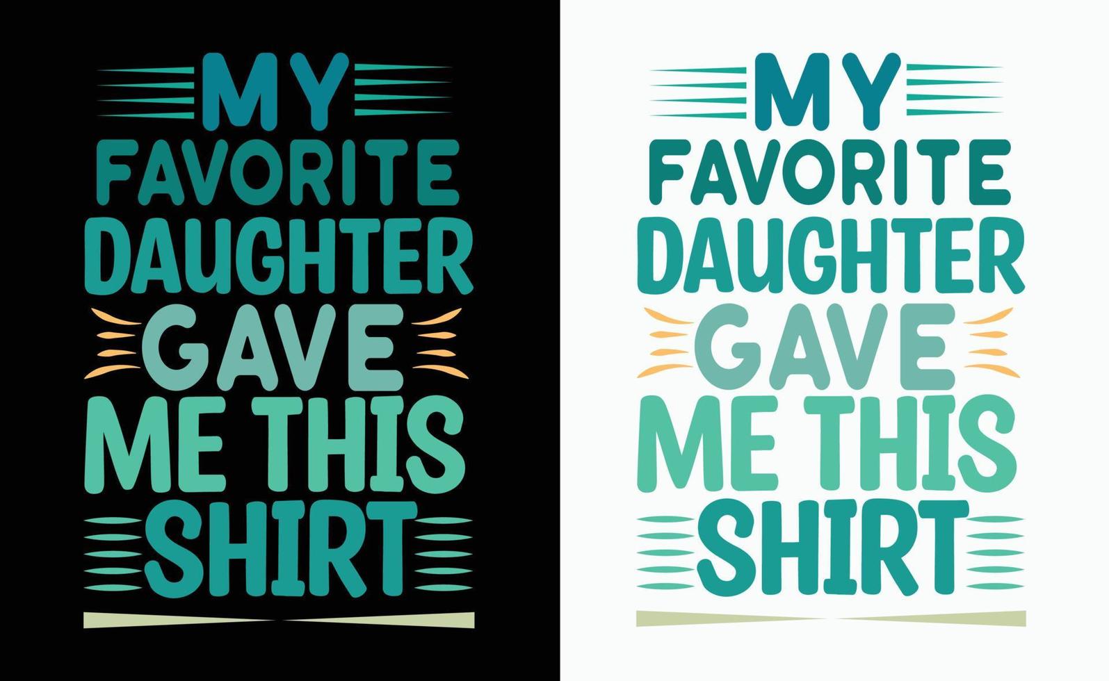 Father's day T-shirt design free vector. vector