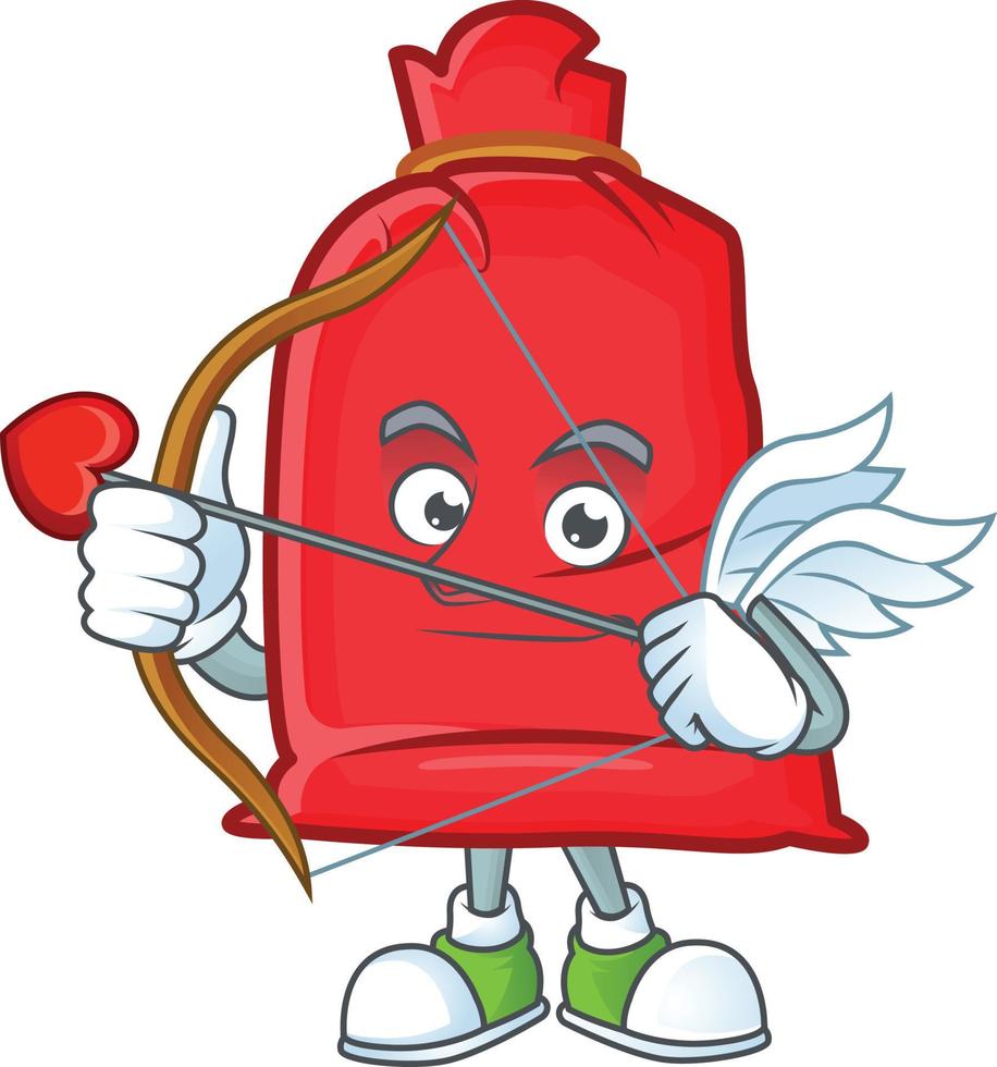 Santa bag close cartoon vector