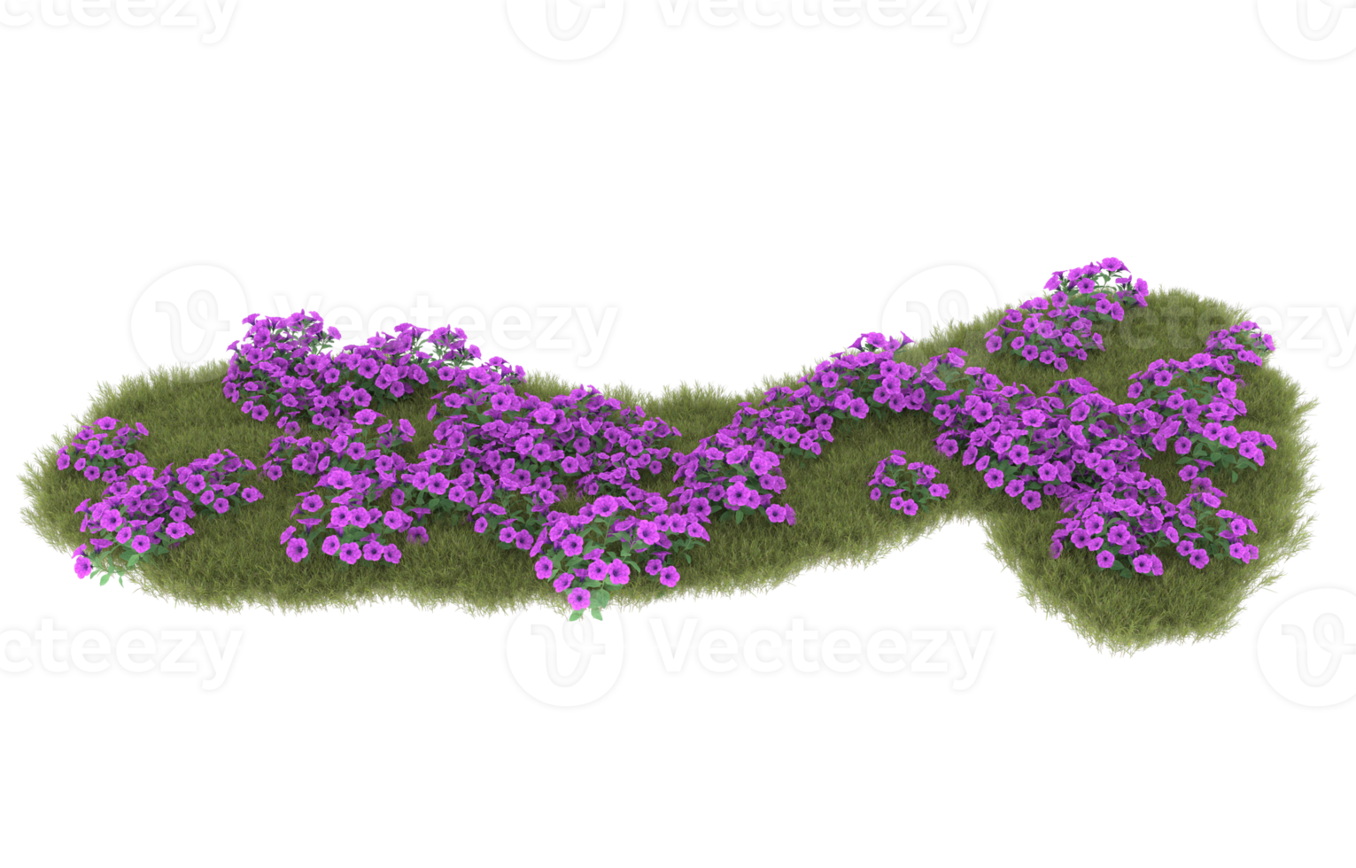 realistisk lövverk isolerat på transparent bakgrund. 3d tolkning - illustration png