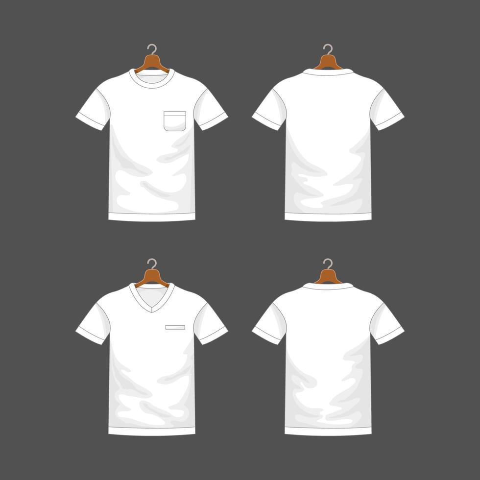 Outline White T shirt Template Mock Up 19144990 Vector Art At Vecteezy