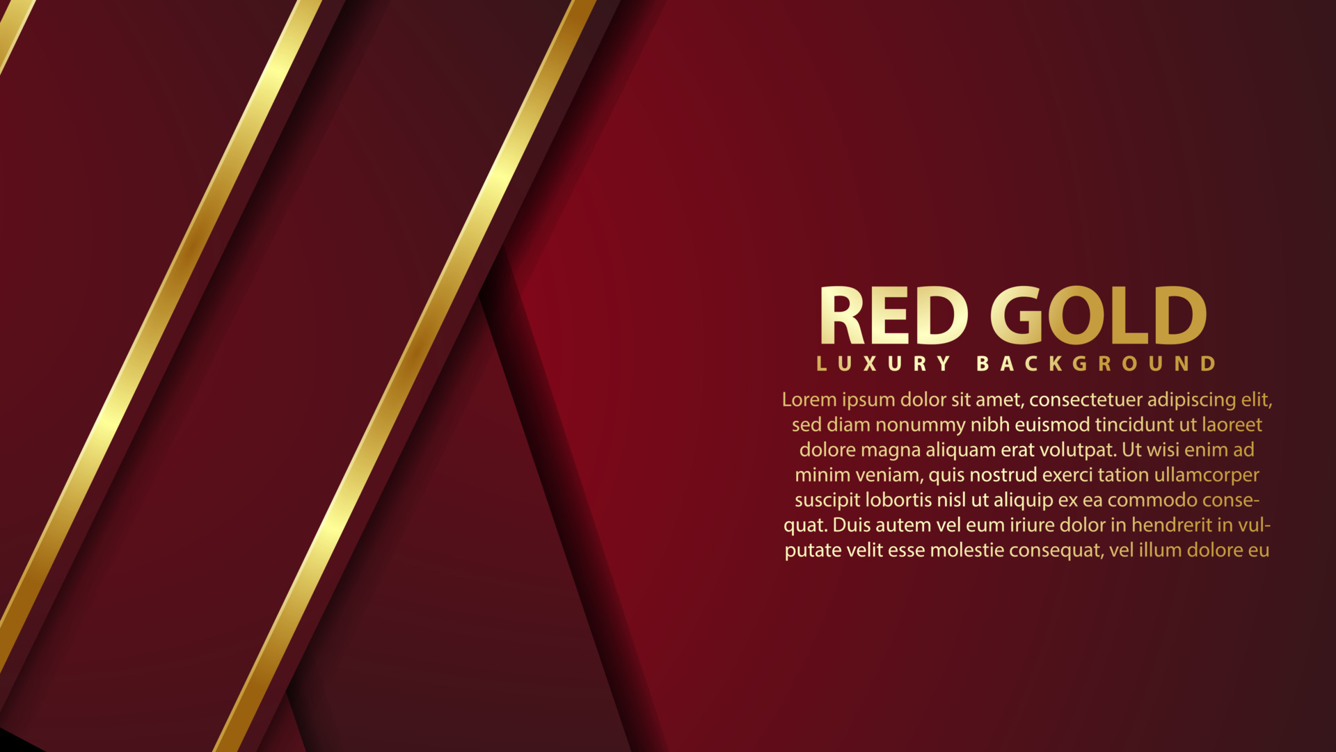abstract landscape 4k luxury on black, red, gold, background, dark with