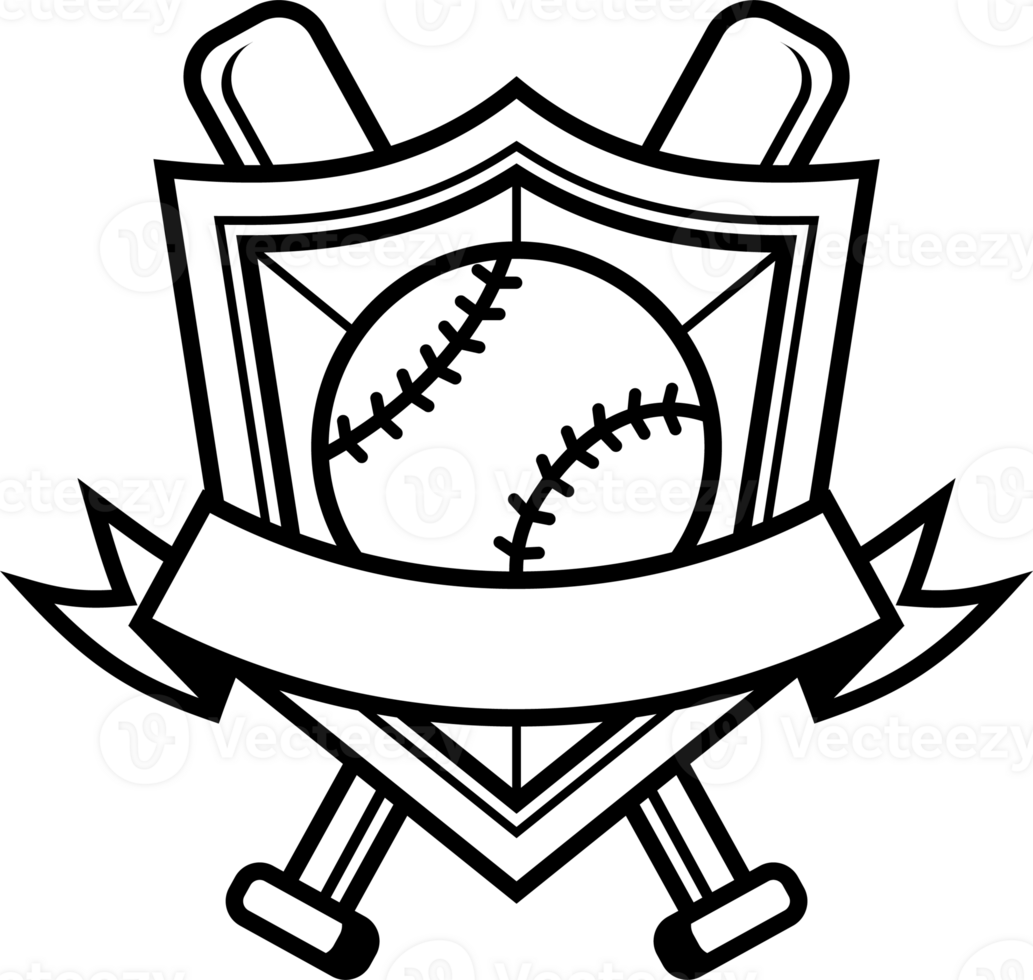 Sport Baseballschläger Vintage Logo Emblem Fledermäuse Abzeichen png