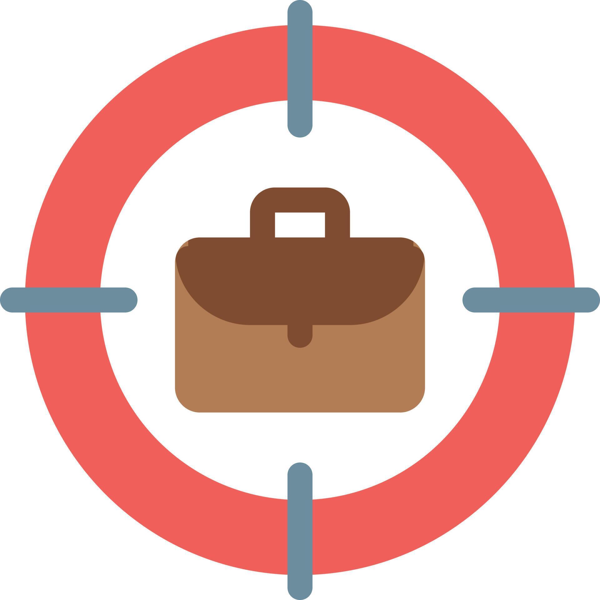 job target vector illustration on a background.Premium quality symbols