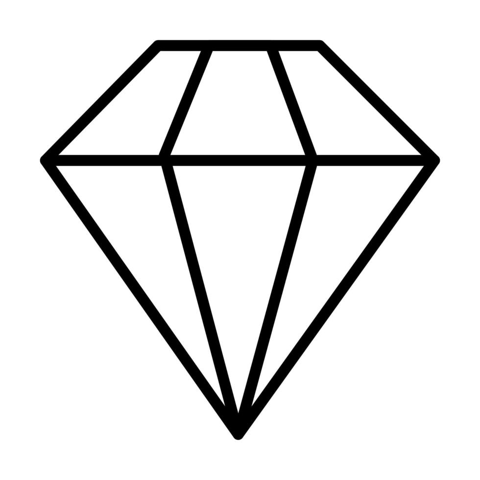 Diamond Vector Icon