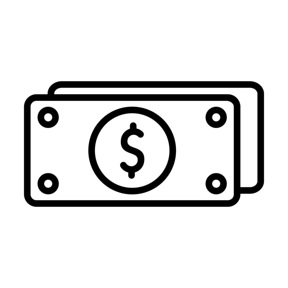 icono de vector de dinero