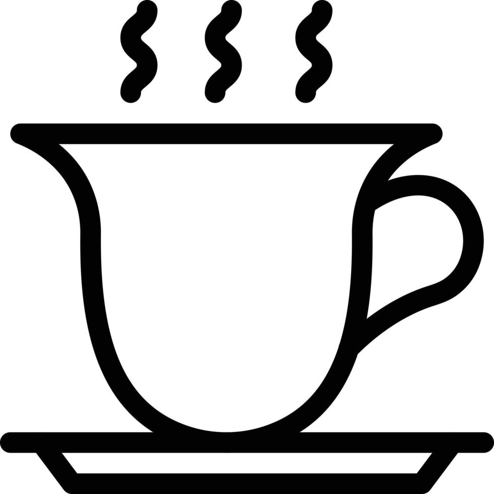 ilustración de vector de taza de té en un fondo. símbolos de calidad premium. iconos vectoriales para concepto y diseño gráfico.