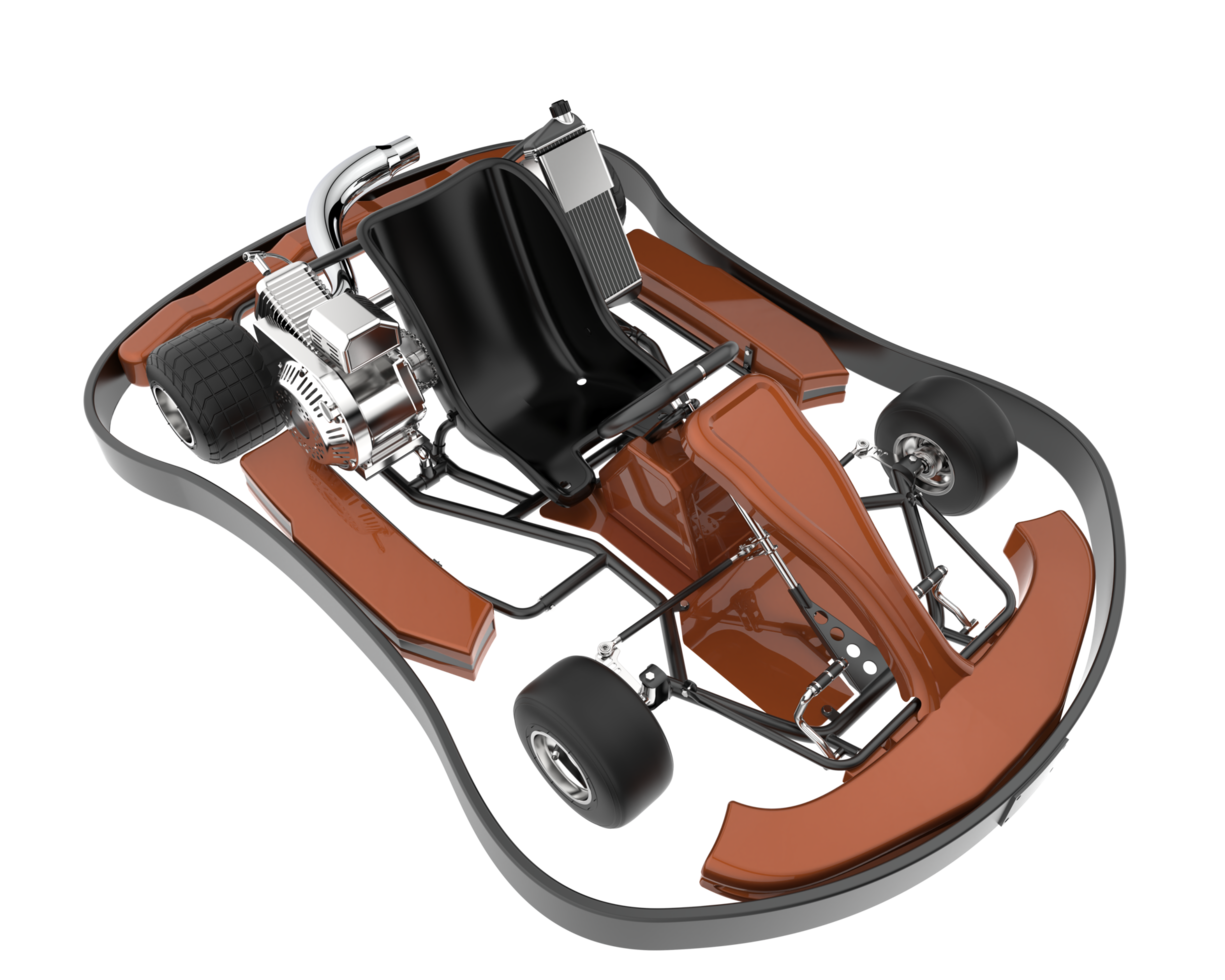 Modern car isolated on transparent background. 3d rendering - illustration png