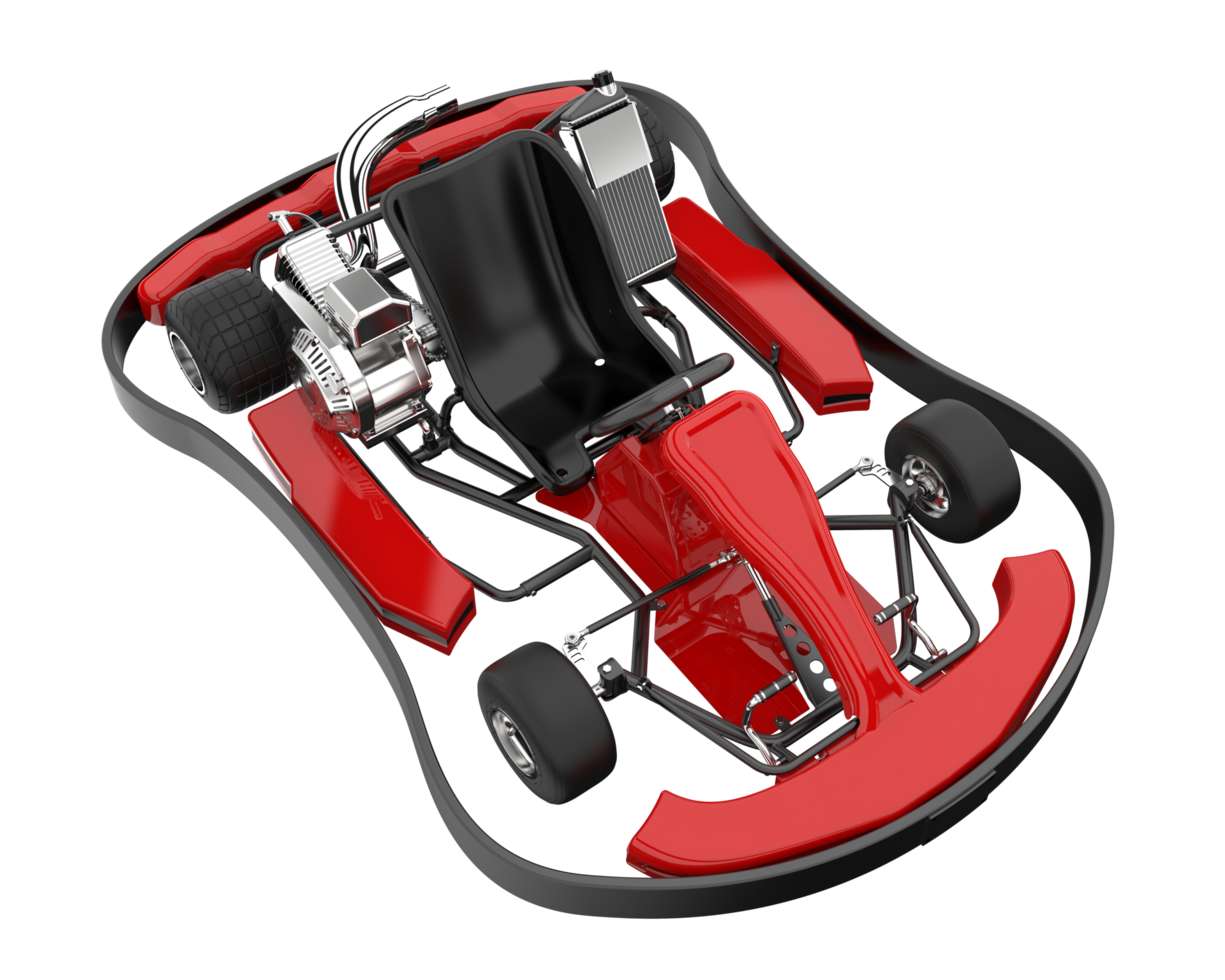 Modern car isolated on transparent background. 3d rendering - illustration png