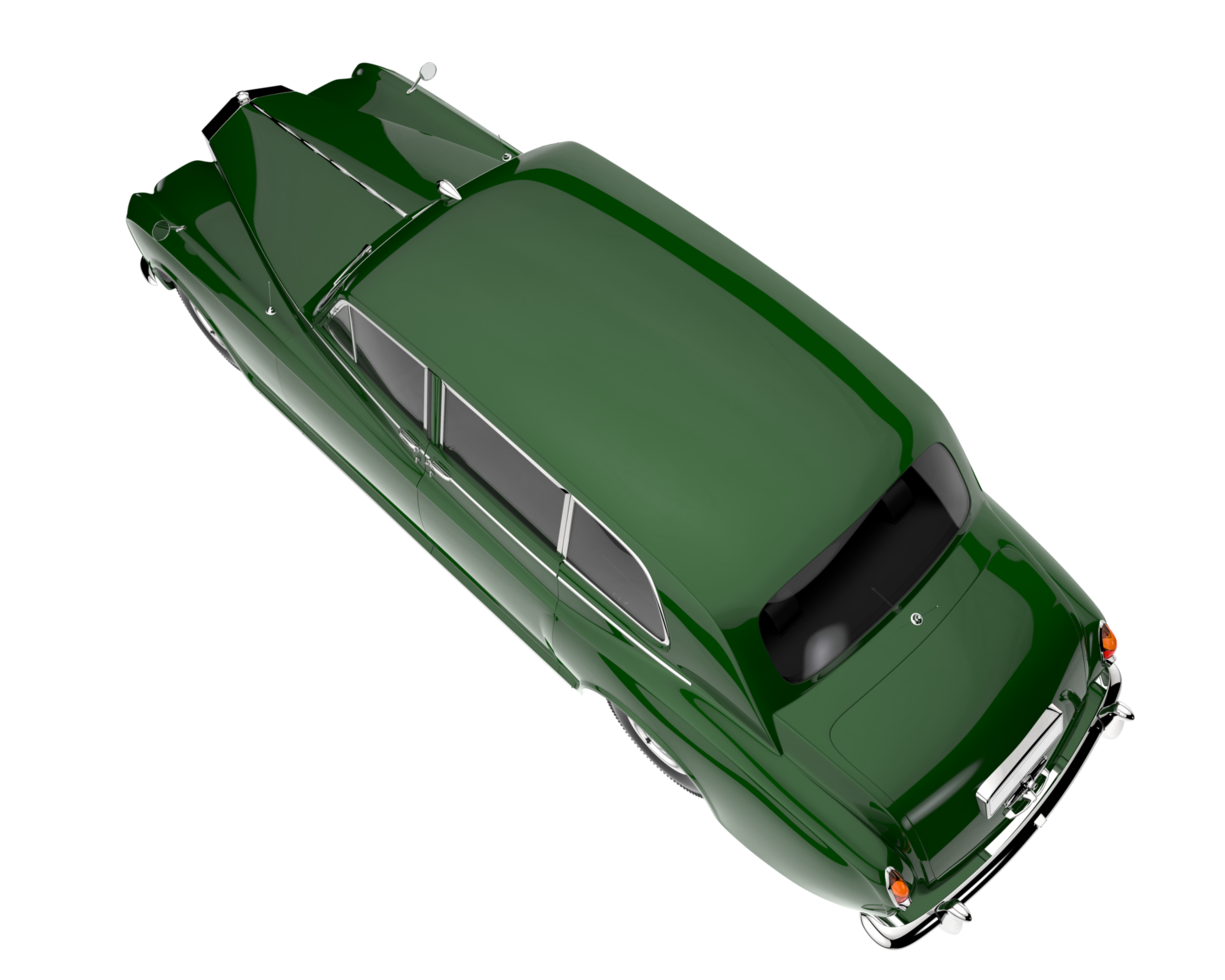 Modern car isolated on transparent background. 3d rendering - illustration png