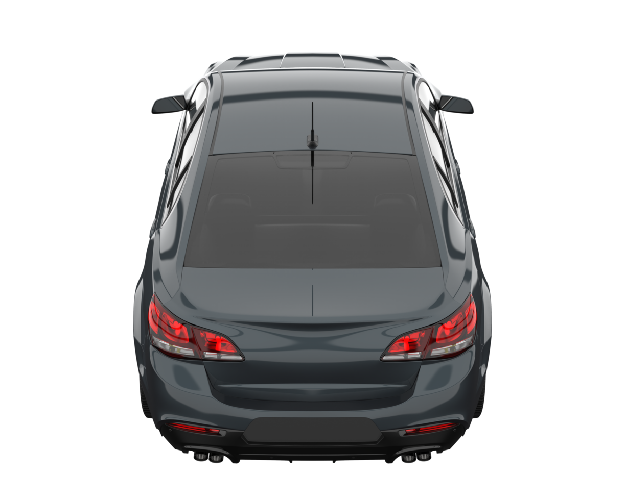 Modern car isolated on transparent background. 3d rendering - illustration png