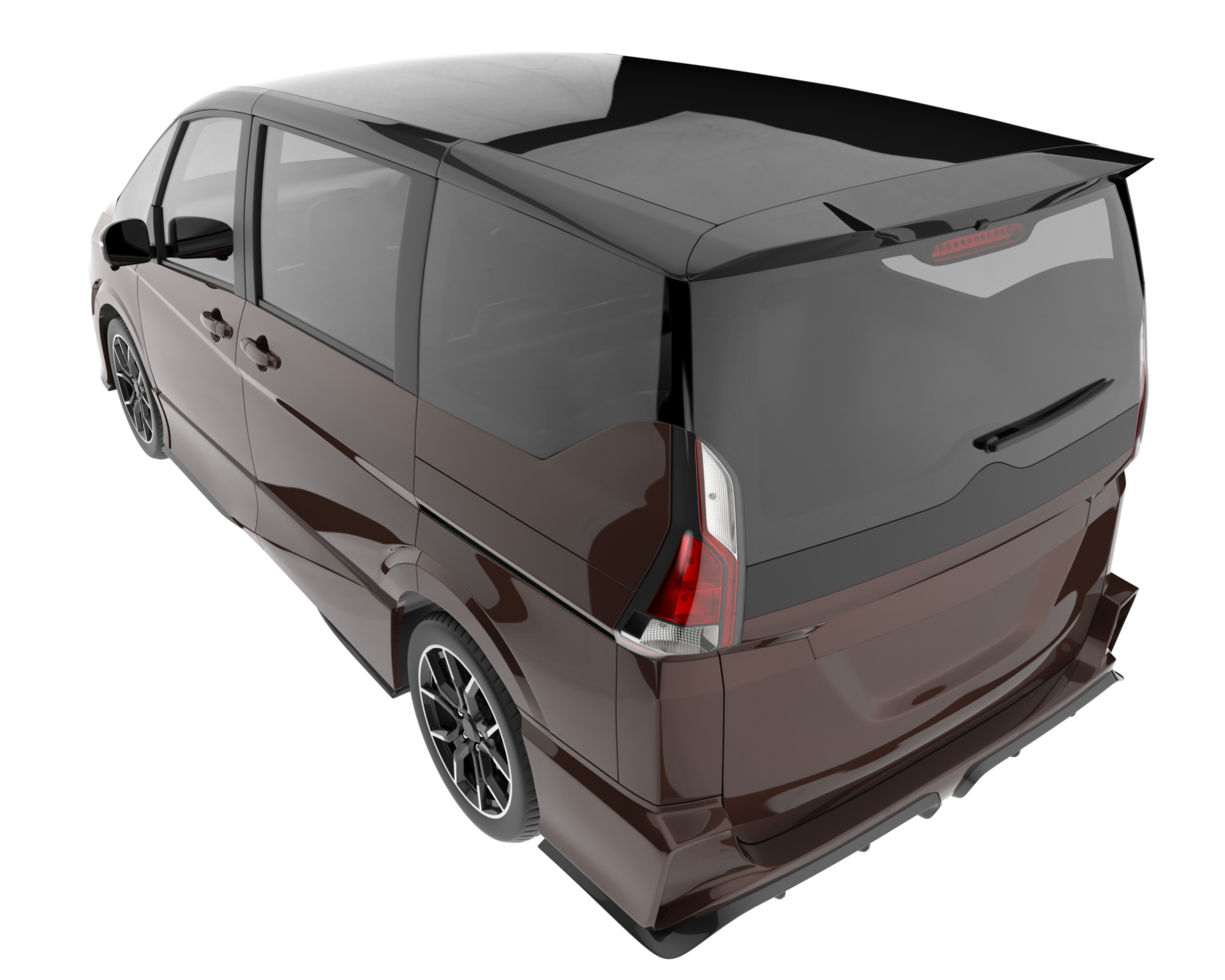 Modern car isolated on transparent background. 3d rendering - illustration png