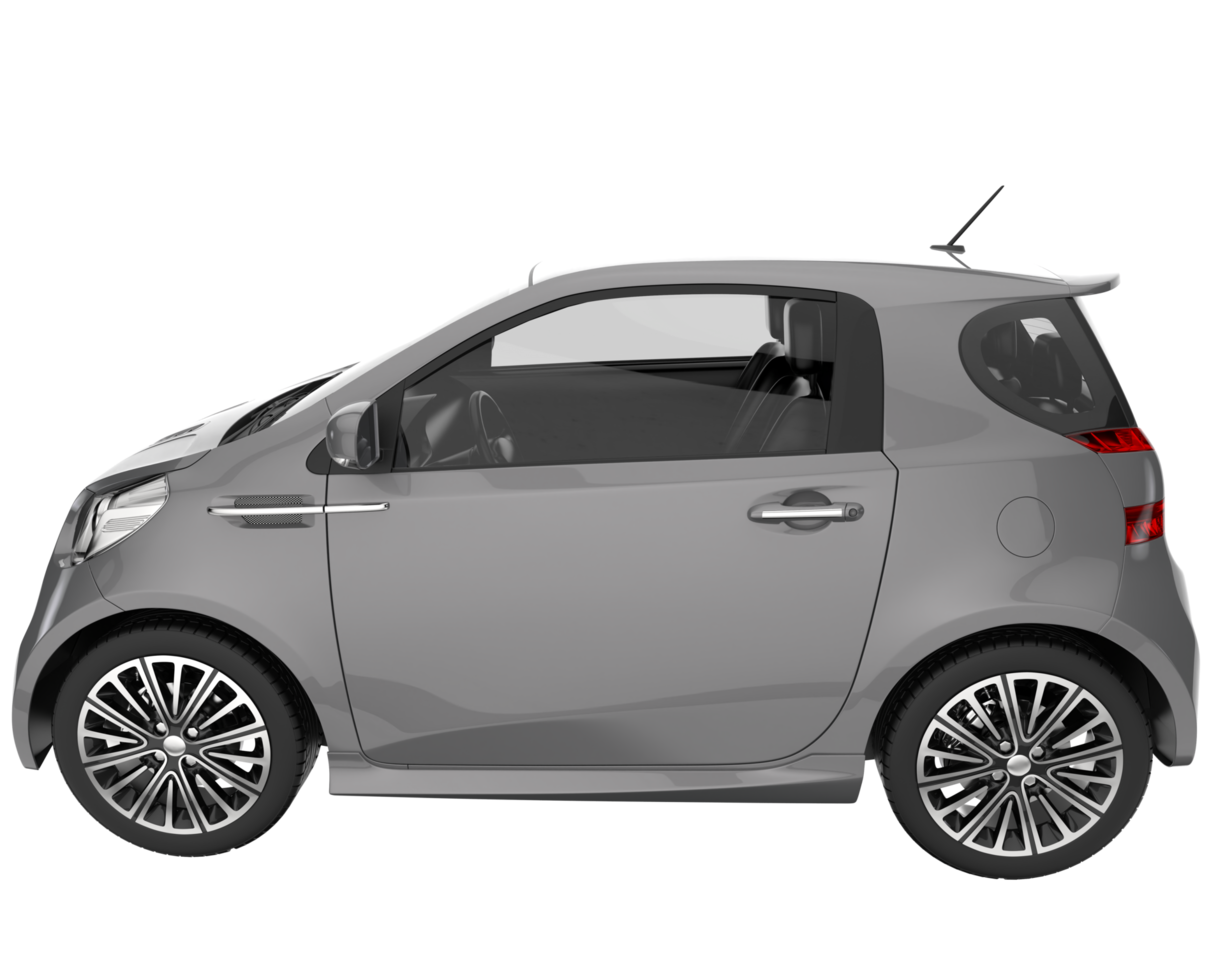 Modern car isolated on transparent background. 3d rendering - illustration png