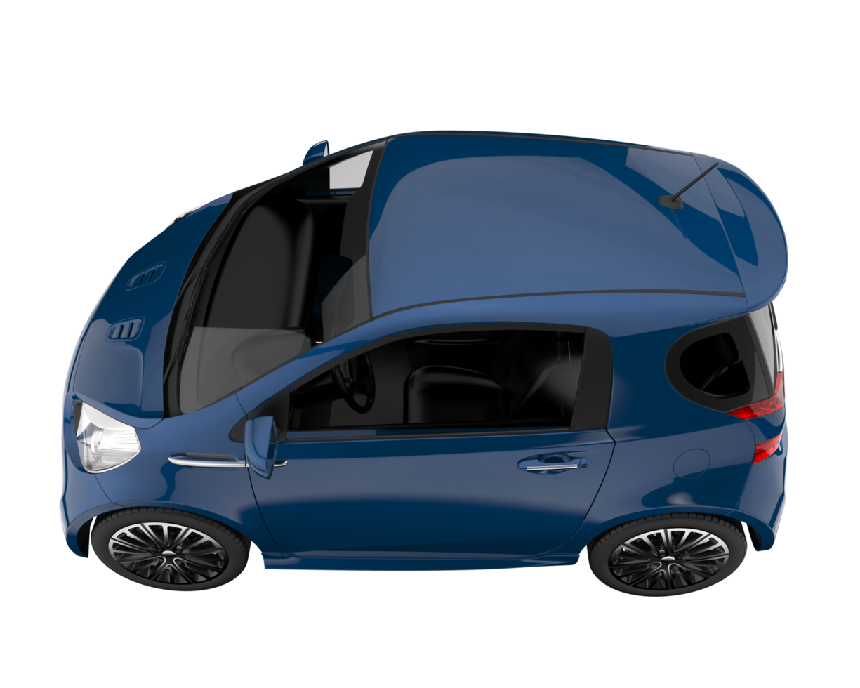 Modern car isolated on transparent background. 3d rendering - illustration png