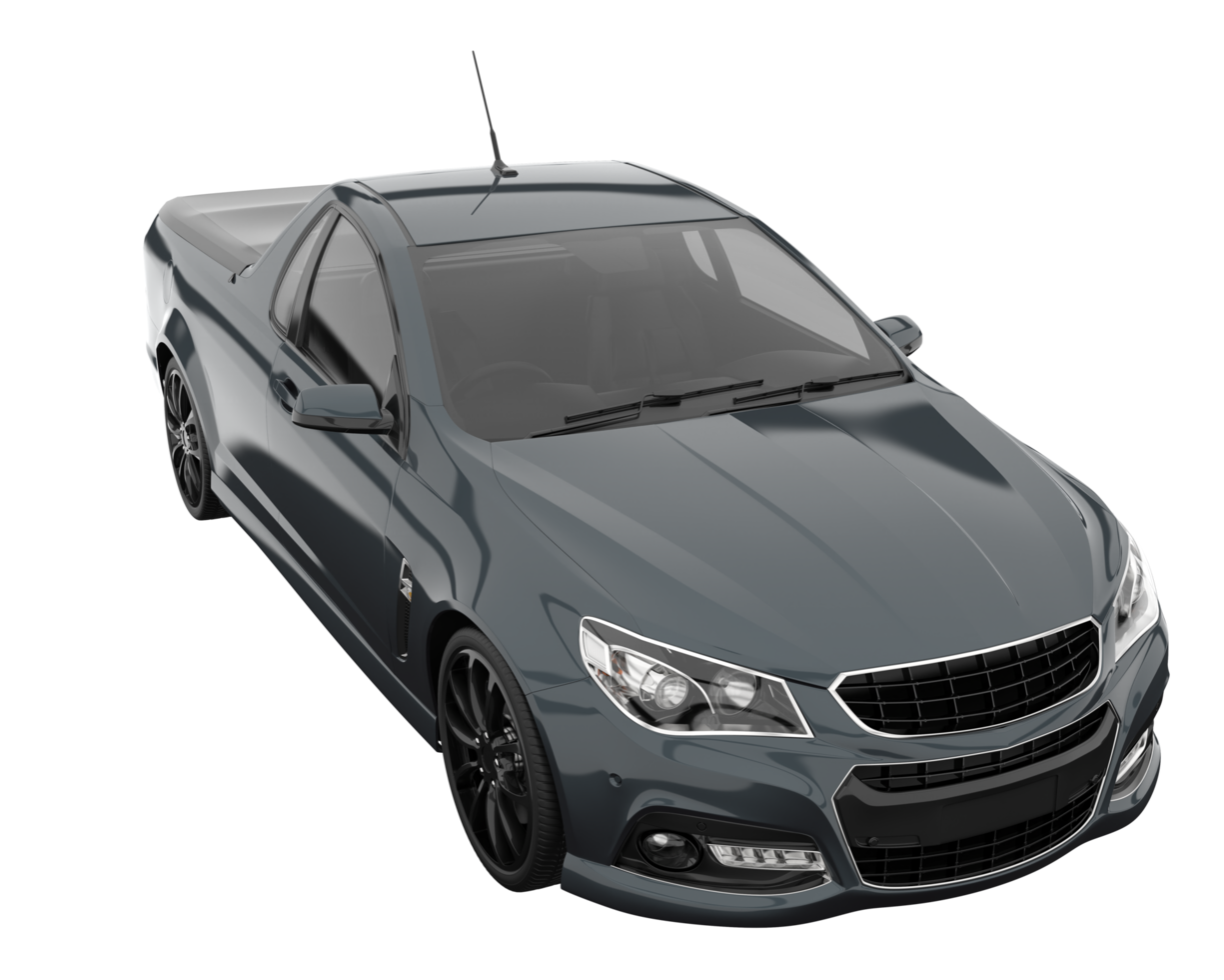 Modern car isolated on transparent background. 3d rendering - illustration png