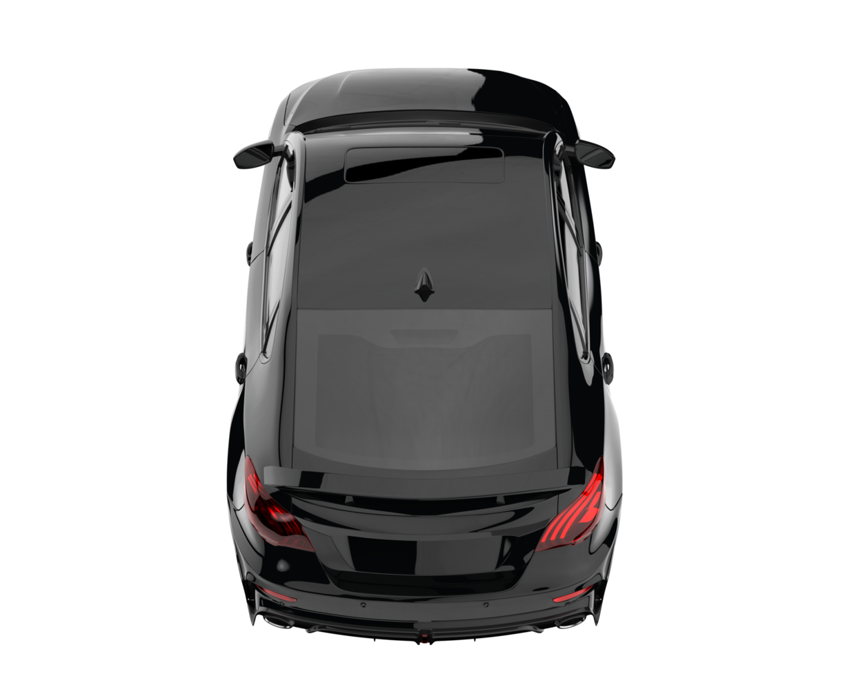 Modern car isolated on transparent background. 3d rendering - illustration png