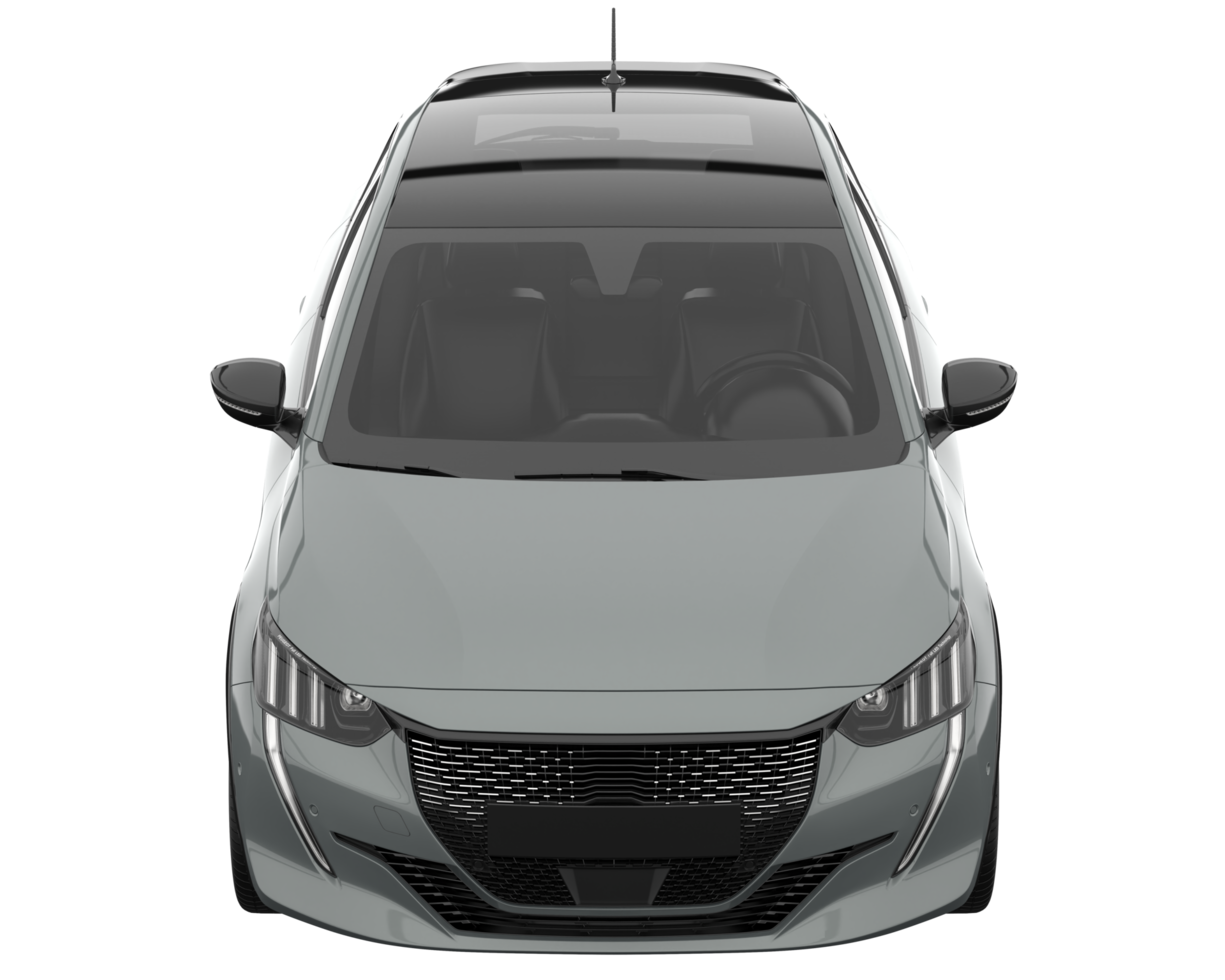 carro moderno isolado em fundo transparente. renderização 3D - ilustração png