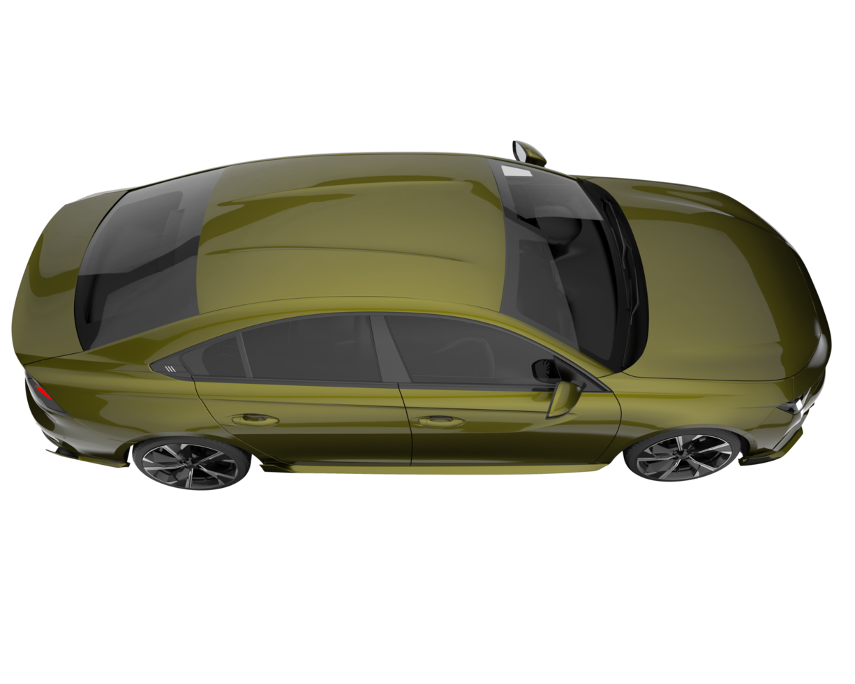 modern auto geïsoleerd Aan transparant achtergrond. 3d renderen - illustratie png