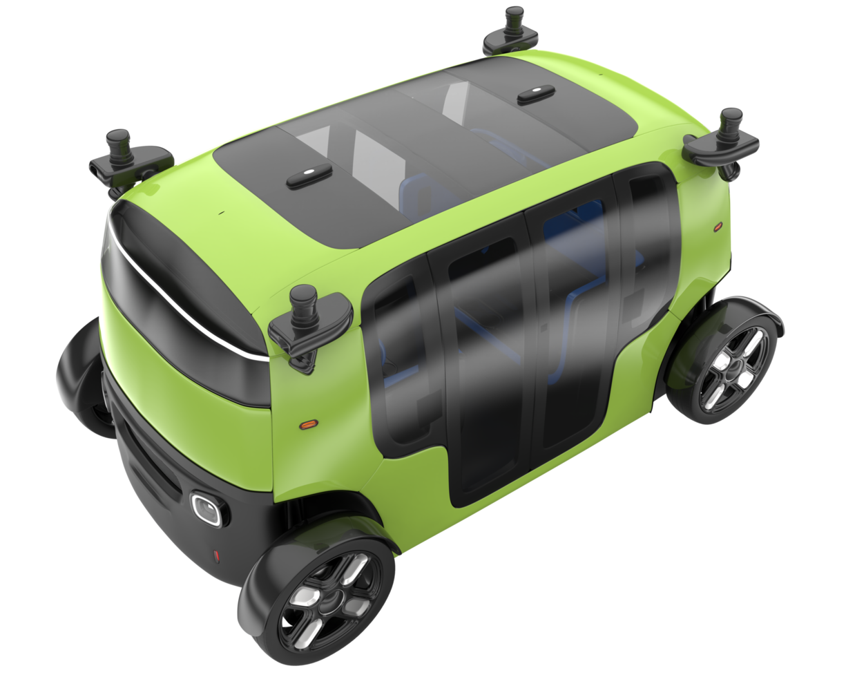 Modern car isolated on transparent background. 3d rendering - illustration png