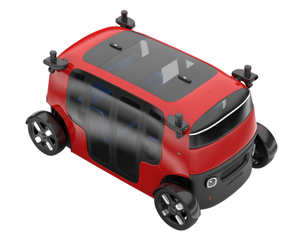 Modern car isolated on transparent background. 3d rendering - illustration png