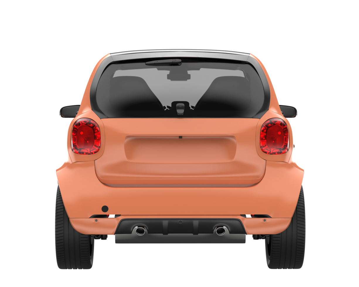 Modern car isolated on transparent background. 3d rendering - illustration png