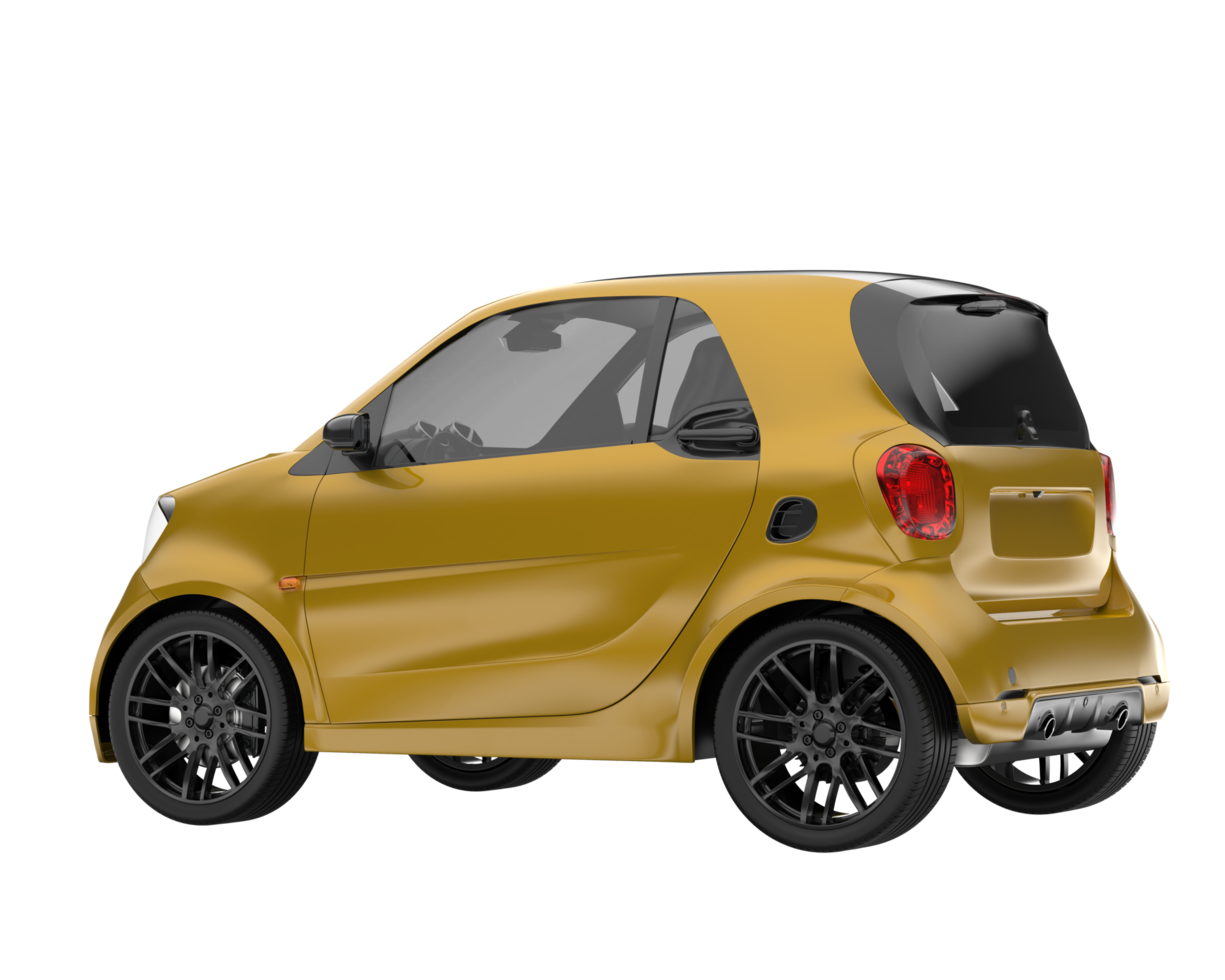 Modern car isolated on transparent background. 3d rendering - illustration png
