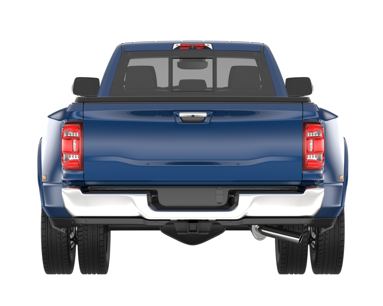 Pickup truck isolated on transparent background. 3d rendering - illustration png